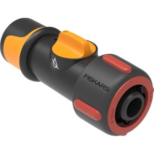 Conector cu robinet incorporat Fiskars On/Off, 19 mm (3/4")