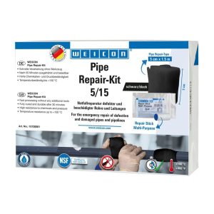 KIT REPARATIE TEVI FISURATE 5/15 50.0 MMX1.50 M NEGRU WEICON